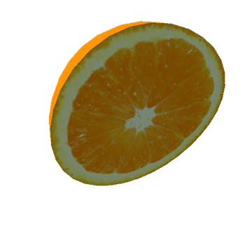 orange half